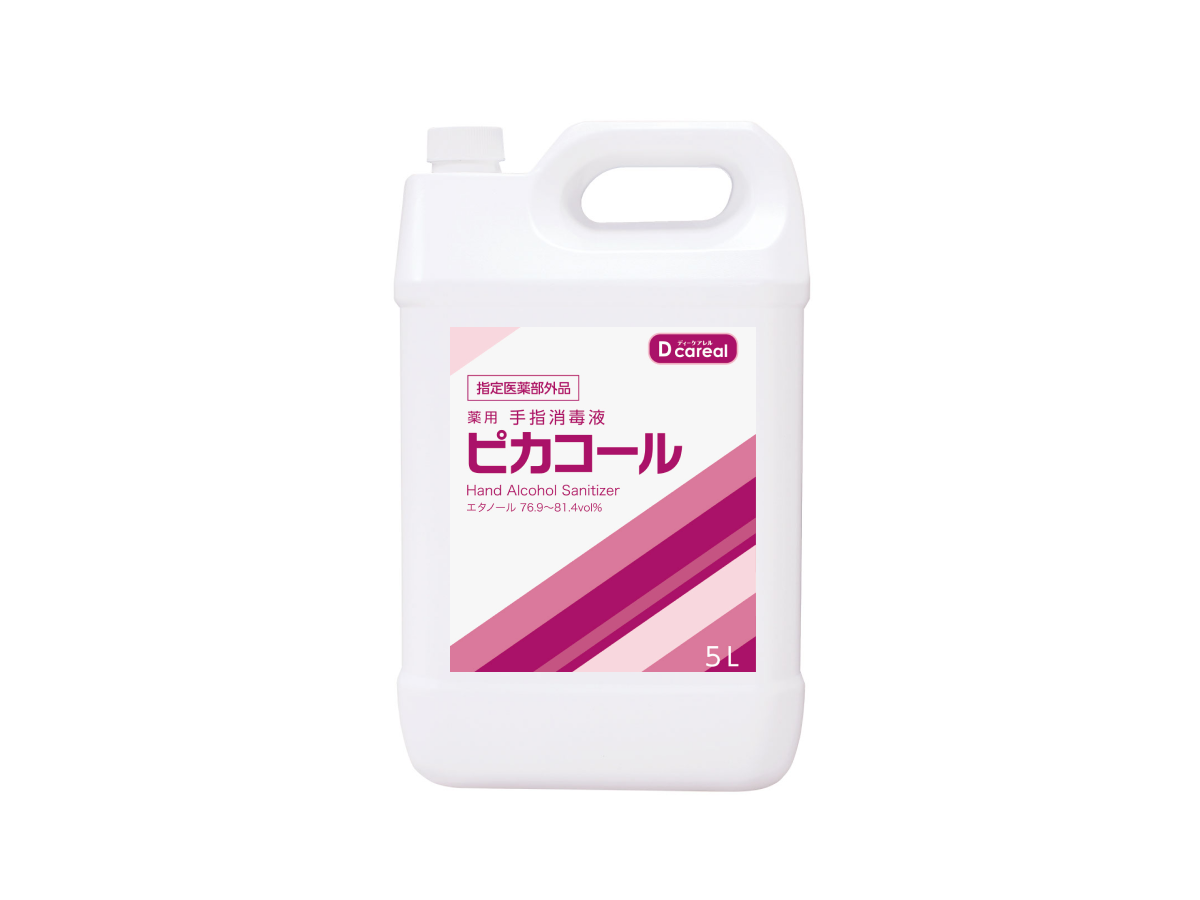 指定医薬部外品】薬用 手指消毒液ピカコール（つめかえ5L） DD-5000